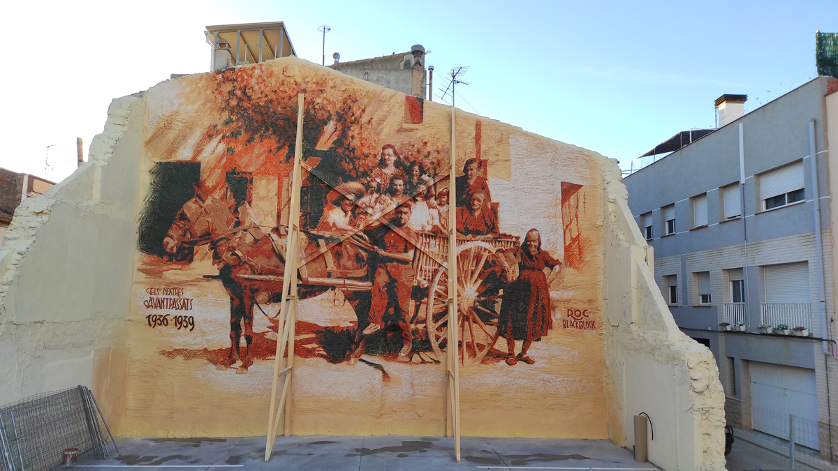 Mural Santa Bàrbara, Tarragona